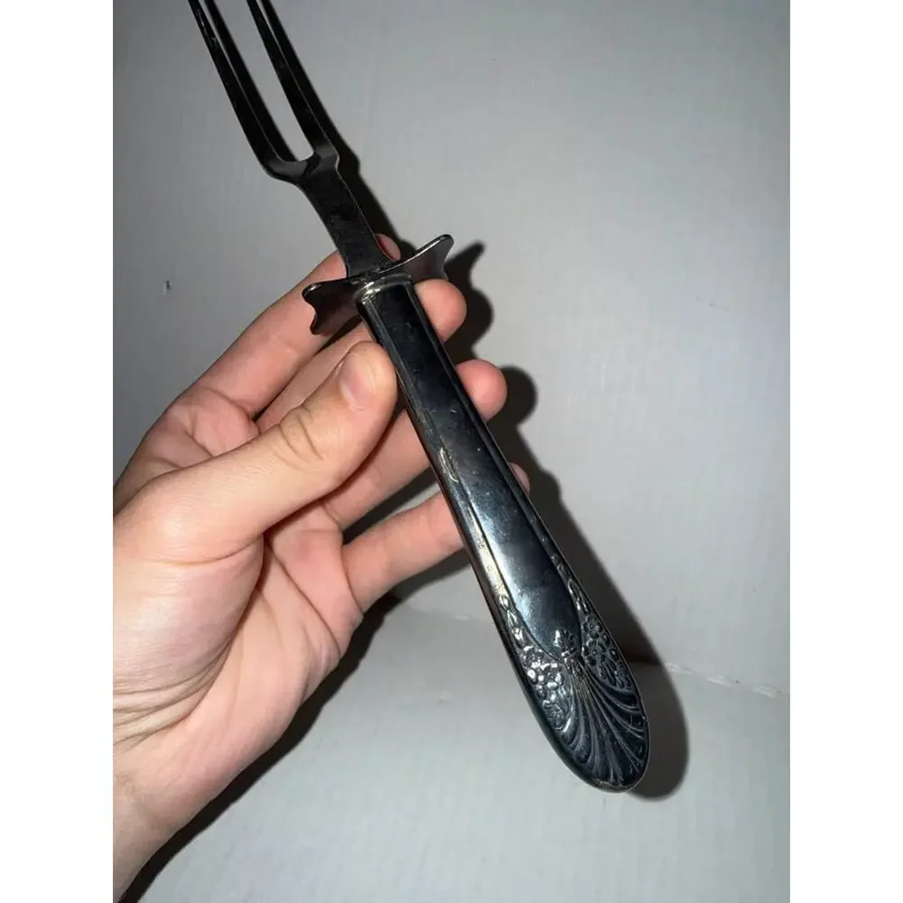 Vintage Serving Fork/ Steak Carving Fork/ Meat Carving